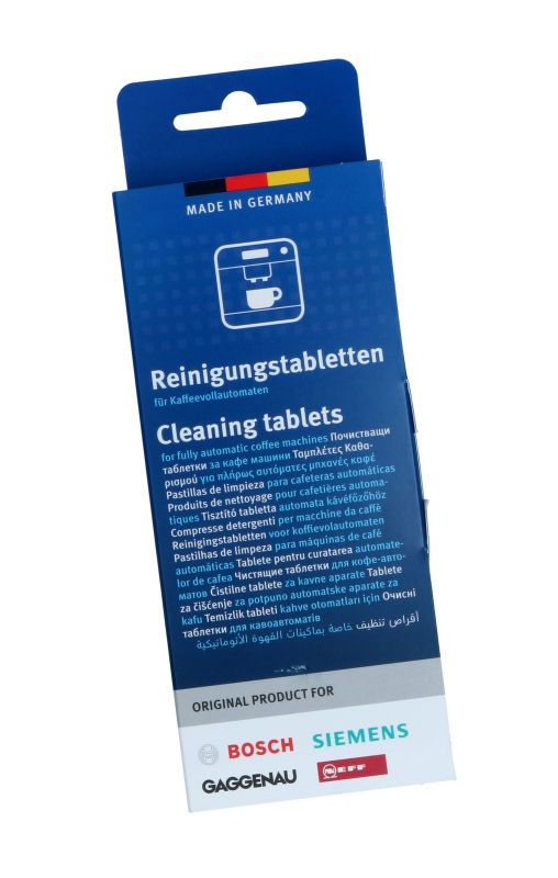 Засіб для видалення накипу та кавових масел 10 таблеток Bosch 00310575, 00311560, 00311769, 00311770, 00311771, 00311940, 00311970