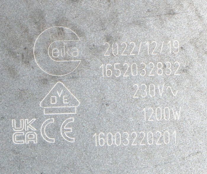 Конфорка для склокерамічної поверхні 1200W Ø145MM - WHIRLPOOL 481231018887, C00327340