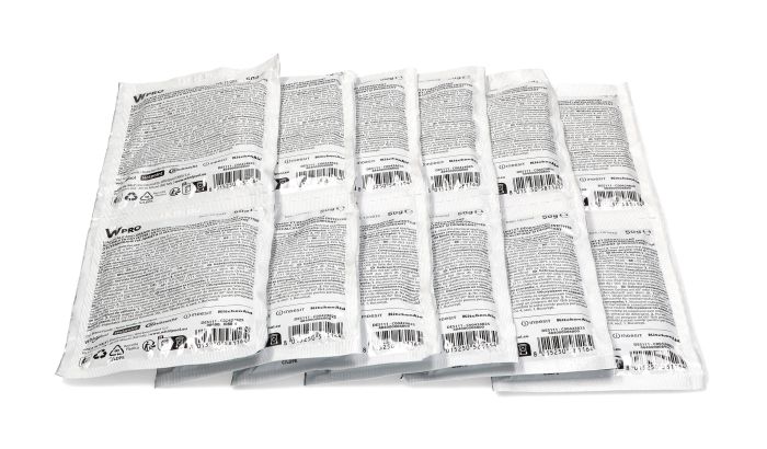 Порошок від накипу та жиру для пральних та посудомийних машин 12 пакетів Whirlpool 484000008810, C00091665, C00308433