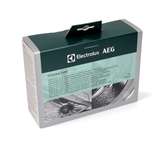 Порошок від накипу та жиру для пральних та посудомийних машин 12 пакетів ELECTROLUX 9029791267, 902980383, 9029792745, 9029798056, 9029798072