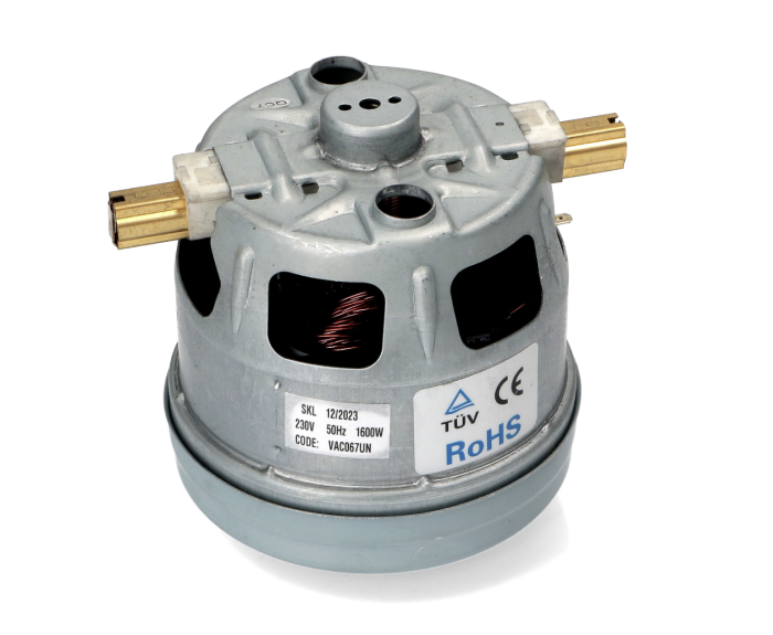 Мотор для пилососа 1600W BOSCH, SIEMENS, ZELMER 00143858, 00483824, 00650201, 143858, 1BA4418-6NK+A, 483334, 6502010, VCM 067, VCM-B18, VCM067, 00483334, 00143858, VAC067UN